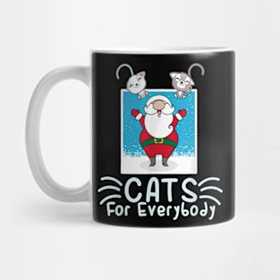 Cat Lover Christmas Mom Cat Dad Cats For Everyday Santa Xmas Mug